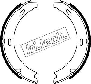 Fri.Tech. 1052.117 - Комплект тормозов, ручник, парковка autodif.ru