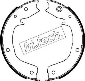 Fri.Tech. 1064.179 - Комплект тормозов, ручник, парковка autodif.ru
