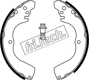 Fri.Tech. 1064.172 - Комплект тормозных колодок, барабанные autodif.ru