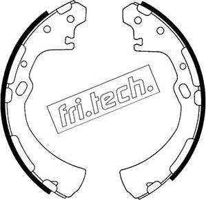 Fri.Tech. 1067.175 - Комплект тормозных колодок, барабанные autodif.ru