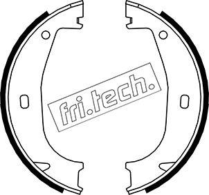Fri.Tech. 1019.026 - Комплект тормозов, ручник, парковка autodif.ru