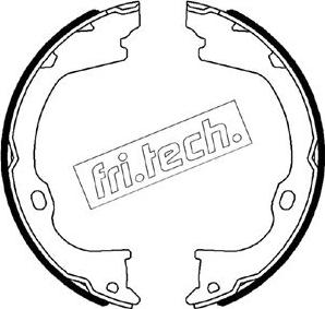Fri.Tech. 1088.243 - Комплект тормозов, ручник, парковка autodif.ru