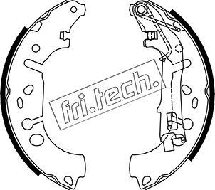 Fri.Tech. 1034.117 - Комплект тормозных колодок, барабанные autodif.ru