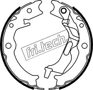 Fri.Tech. 1027.007 - Комплект тормозов, ручник, парковка autodif.ru