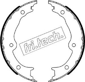 Fri.Tech. 1115.342 - Комплект тормозов, ручник, парковка autodif.ru