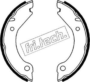 Fri.Tech. 1127.267 - Комплект тормозов, ручник, парковка autodif.ru