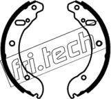 Fri.Tech. 1253.698 - Комплект тормозных колодок, барабанные autodif.ru