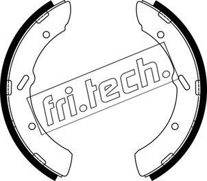 Fri.Tech. 1253.706 - Комплект тормозных колодок, барабанные autodif.ru