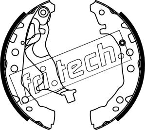 Fri.Tech. 1253.737 - Комплект тормозных колодок, барабанные autodif.ru