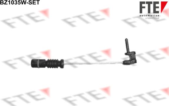 FTE BZ1035W-SET - Сигнализатор, износ тормозных колодок autodif.ru
