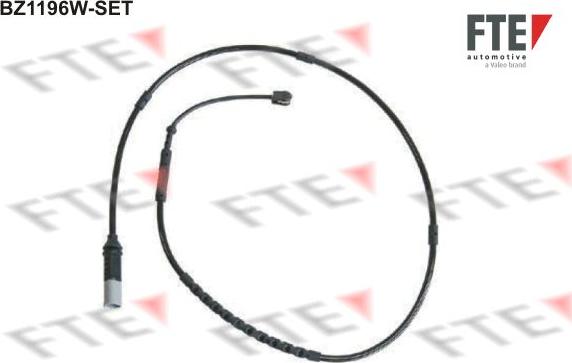 FTE BZ1196W-SET - Сигнализатор, износ тормозных колодок autodif.ru
