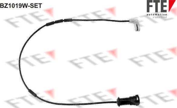 FTE BZ1019W-SET - Сигнализатор, износ тормозных колодок autodif.ru