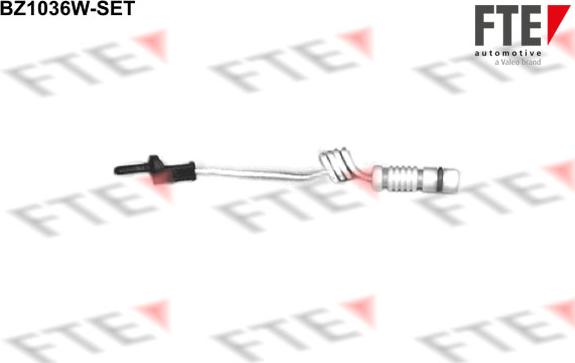 FTE BZ1036W-SET - Сигнализатор, износ тормозных колодок autodif.ru