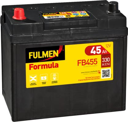 Fulmen FB455 - Стартерная аккумуляторная батарея, АКБ autodif.ru