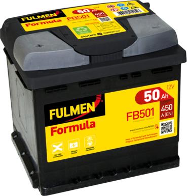 Fulmen FB501 - Стартерная аккумуляторная батарея, АКБ autodif.ru