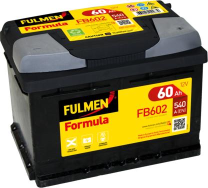 Fulmen FB602 - Стартерная аккумуляторная батарея, АКБ autodif.ru