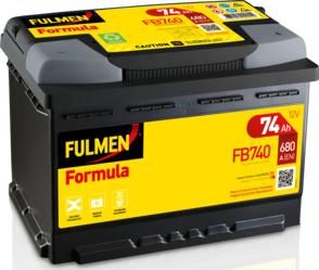Fulmen FB740 - Стартерная аккумуляторная батарея, АКБ autodif.ru