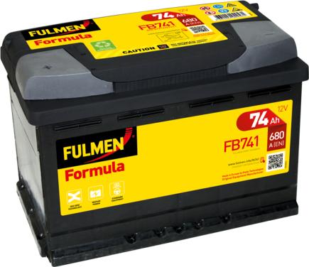 Fulmen FB741 - Стартерная аккумуляторная батарея, АКБ autodif.ru