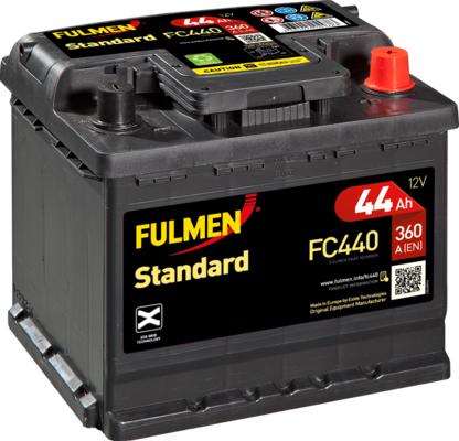 Fulmen FC440 - Стартерная аккумуляторная батарея, АКБ autodif.ru