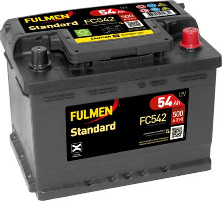Fulmen FC542 - Стартерная аккумуляторная батарея, АКБ autodif.ru