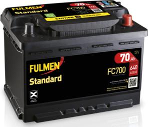 Fulmen FC700 - Стартерная аккумуляторная батарея, АКБ autodif.ru
