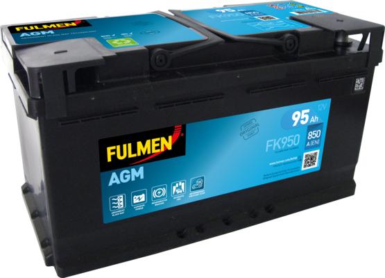 Fulmen FK950 - Стартерная аккумуляторная батарея, АКБ autodif.ru