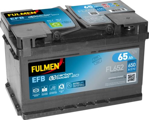 Fulmen FL652 - Стартерная аккумуляторная батарея, АКБ autodif.ru