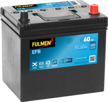 Fulmen FL604 - Стартерная аккумуляторная батарея, АКБ autodif.ru
