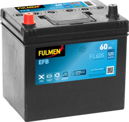 Fulmen FL605 - Стартерная аккумуляторная батарея, АКБ autodif.ru