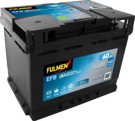 Fulmen FL600 - Стартерная аккумуляторная батарея, АКБ autodif.ru