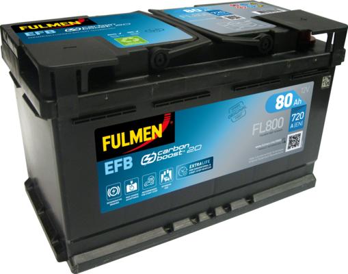 Fulmen FL800 - Стартерная аккумуляторная батарея, АКБ autodif.ru