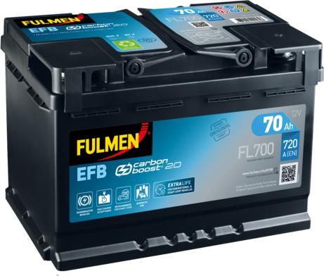 Fulmen FL700 - Стартерная аккумуляторная батарея, АКБ autodif.ru