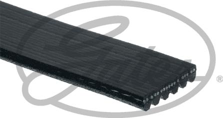 Gates 6PK2100HD - Multi-V-belt (6PK2100) fits: MERCEDES UNIMOG OM602.981/OM602.989 09.96- autodif.ru