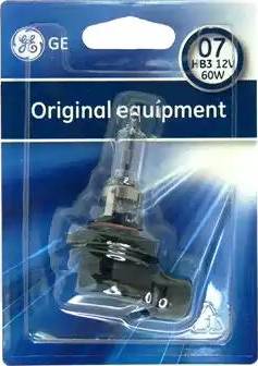 GE 18266 - Лампа автомобильная HB3 12V- 60W (P20d) (блистер 1шт.) (GE) autodif.ru