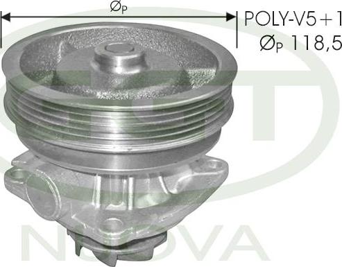 GGT PA10710 - Водяной насос autodif.ru