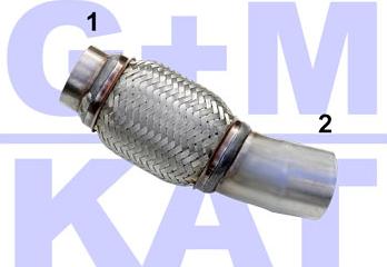 G+M KAT R020-0001 - Ремонтная трубка, сажевый / частичный фильтр autodif.ru