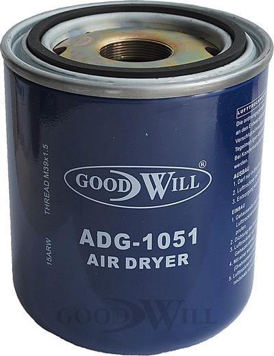 GoodWill ADG 1051 - Патрон осушителя воздуха, пневматическая система autodif.ru