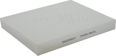 GoodWill AG 259 CF - Фильтр воздуха в салоне autodif.ru