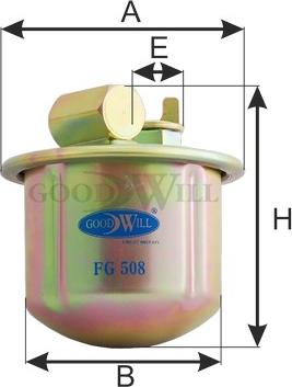 GoodWill FG 508 - Фильтр топливный autodif.ru