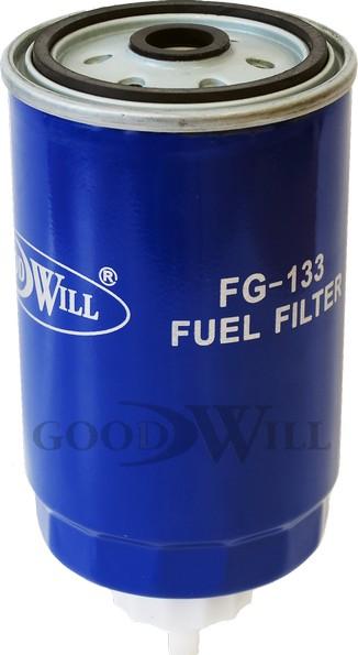 GoodWill FG 133 - Фильтр топливный HYUNDAI Accent III,Getz,i40,ix20,Santa Fe II GOODWILL FG 133 autodif.ru