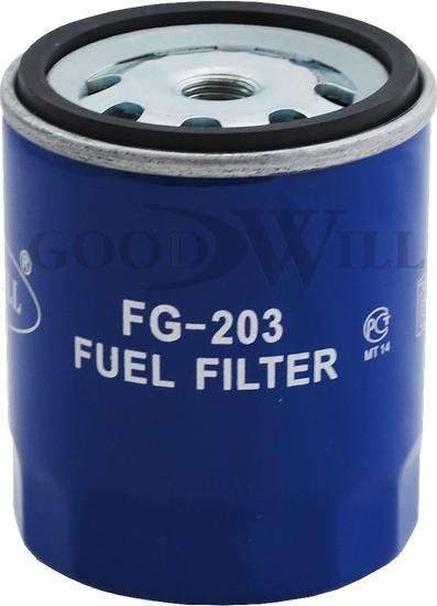 GoodWill FG 203 - Топливный фильтр autodif.ru