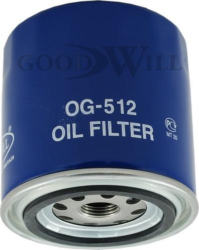 GoodWill OG 512 - Масляный фильтр autodif.ru