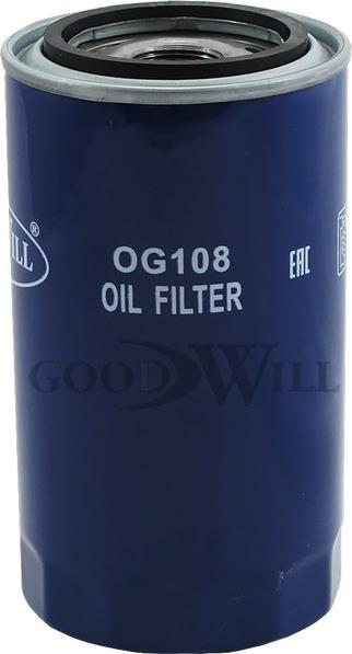GoodWill OG 108 - Масляный фильтр autodif.ru