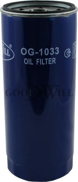 GoodWill OG 1033 - Фильтр масляный двигателя GoodWill OG 1033 Caterpillar, Claas, Ikarus, Volvo autodif.ru