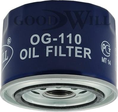 GoodWill OG 110 - Масляный фильтр autodif.ru