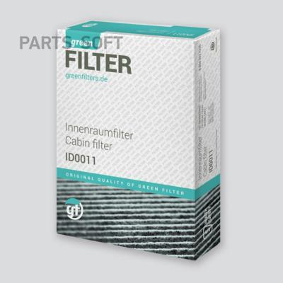 Green Filter IF0250 - Фильтр салона GREEN FILTER IF0250 TOYOTA Yaris/Vitz/Platz/Spacio 99-> /Rav4 00-> autodif.ru