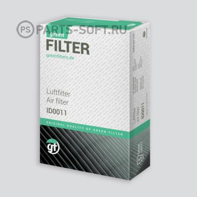 Green Filter LF0278 - Воздушный фильтр, двигатель autodif.ru
