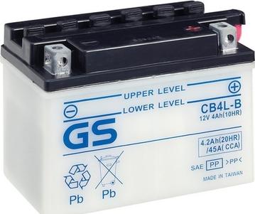 GS GS-CB4L-B - Стартерная аккумуляторная батарея, АКБ autodif.ru