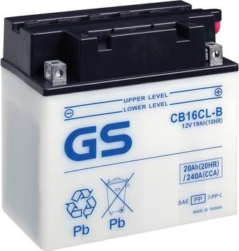 GS GS-CB16CL-B - Стартерная аккумуляторная батарея, АКБ autodif.ru