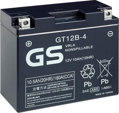 GS GS-GT12B-4 - Стартерная аккумуляторная батарея, АКБ autodif.ru